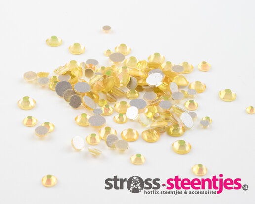 Citrine Twinkle SS 20 Superior Glamour kwaliteit non-hotfix plakstenen 