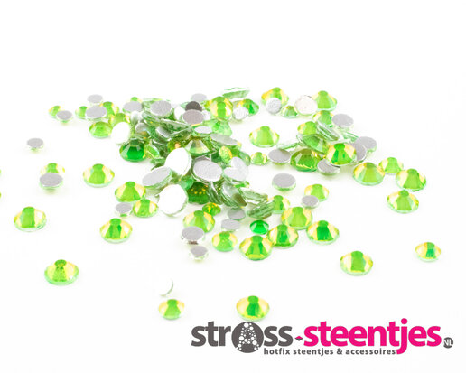 Fern Green Twinkle SS 20 Superior Glamour kwaliteit non-hotfix plakstenen 
