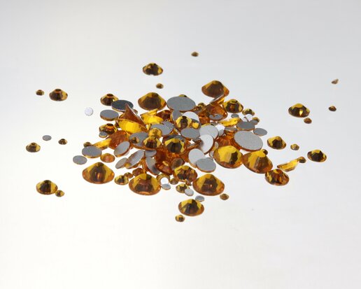 Topaz SS 34 Superior Glamour kwaliteit non-hotfix plakstenen zonder logo