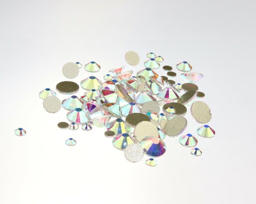 Crystal AB SS 50 Superior Glamour kwaliteit non-hotfix plakstenen