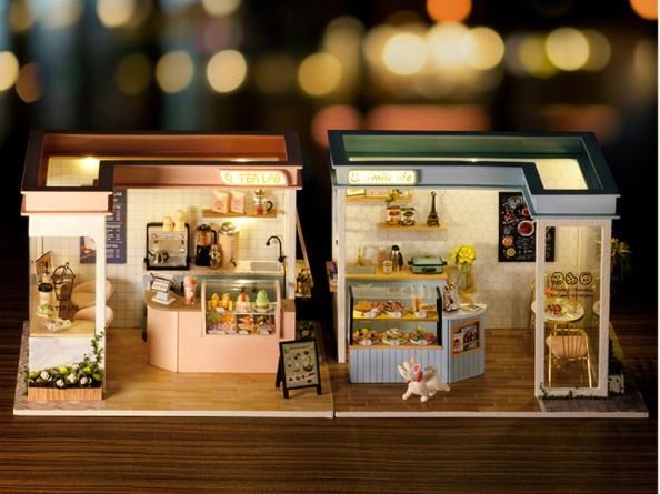 Mini Dollhouse - Shop - Sunshine Tea Station