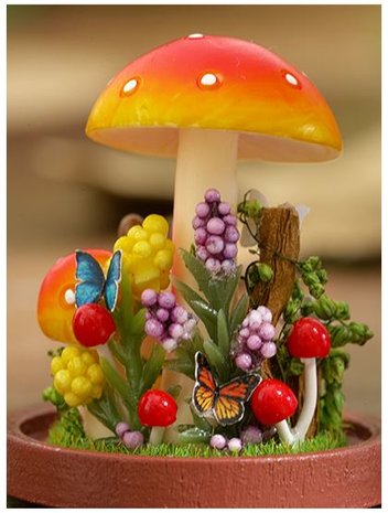 Mini Dollhouse - Mini Stolpje - Magic Forest bloemetjes