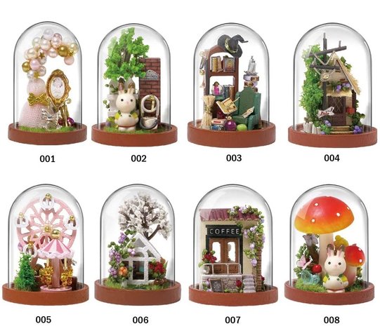 Mini Dollhouse - Mini Stolpje - Garden Corner serie