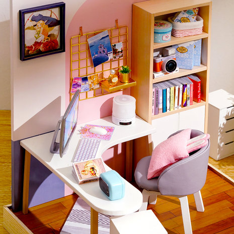 Mini Dollhouse - Roombox - World of Creativity werkhoek