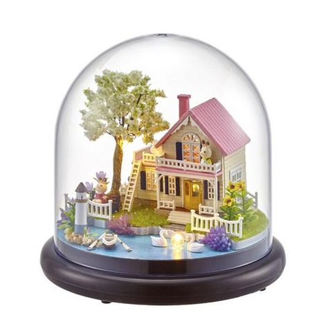 Mini Dollhouse - Together Around Globe - Spring Flowers