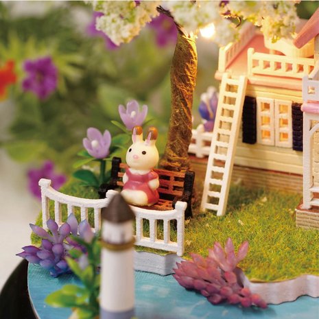 Mini Dollhouse - Together Around Globe - Spring Flowers tuintje