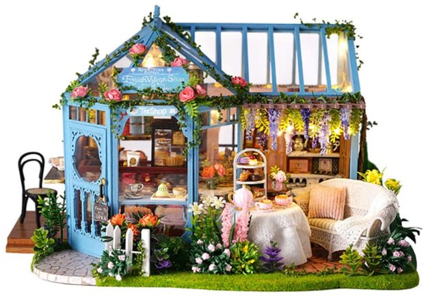 Mini Dollhouse - Shop - Rose Garden Tea House