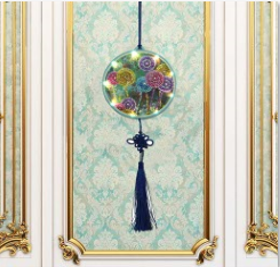 Diamond Painting Hanger met LED-verlichting - Paardenbloem pluizenbollen 