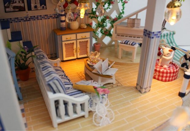 Mini Dollhouse - Villa - Legend of the Blue Sea woonkamer