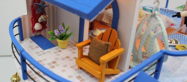 Mini Dollhouse - Villa - Legend of the Blue Sea balkon