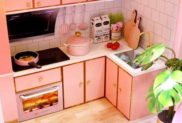 Mini Dollhouse - Appartement - Meeting Your Sweet keuken