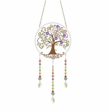 Diamond Painting Windgong (Wind Chimes) - Bloemenboom