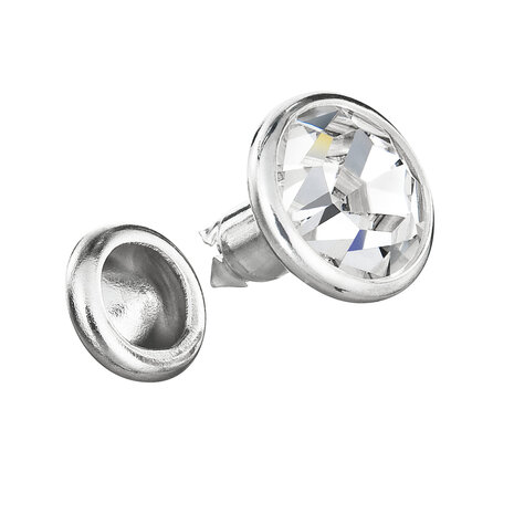 Preciosa Rivets silver - Crystal AB 00030 (SS29)