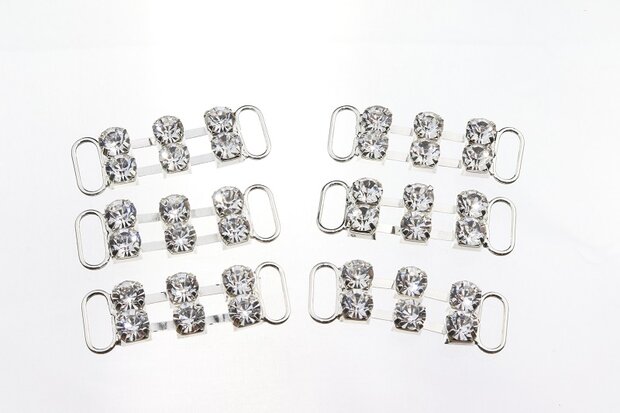Non-hotfix kleine Bikini connector - Crystal (105)