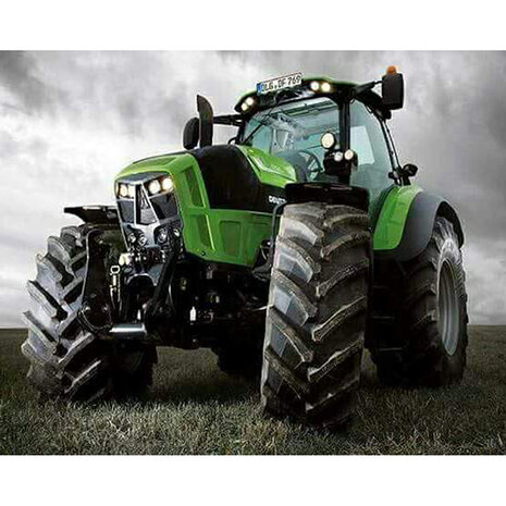 Diamond Painting pakket - Groene Tractor