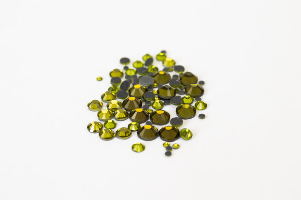 hotfix steentjes dmc kwaliteit ss 16 kleur olivine