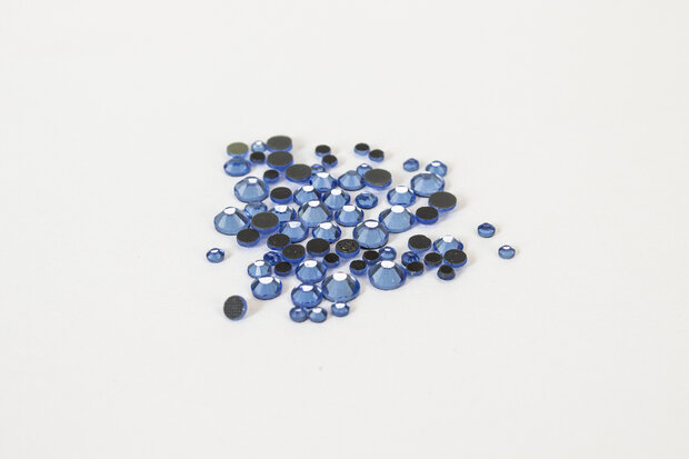 Light Sapphire SS 10 Premium DMC kwaliteit Hotfix steentjes