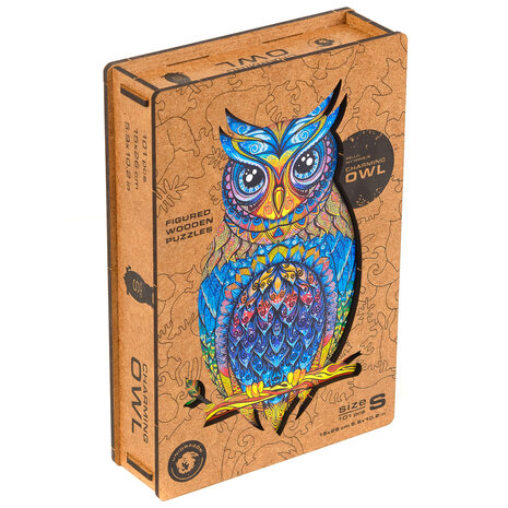 Puzzel Charming Owl / Charmante Uil Small met verpakkingsdoos