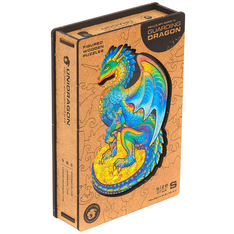 Puzzel Guarding Dragon / Bewakingsdraak Small met verpakkingsdoos 