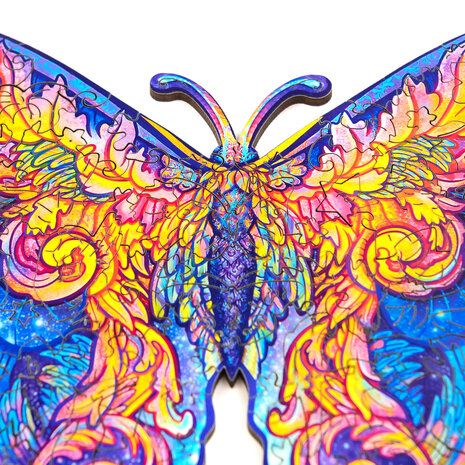 Puzzel Intergalaxy Butterfly / Intergalactische Vlinder Small midden van de vlinder