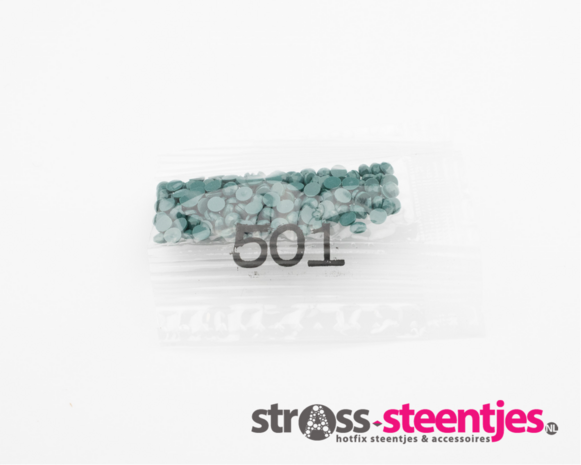 Diamond Painting - Losse ronde steentjes kleurcode 501 met logo