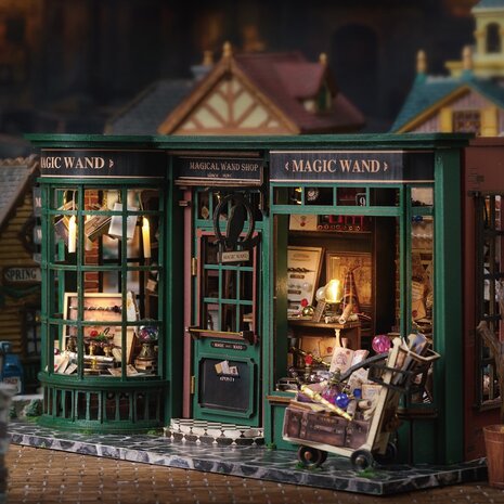 Mini Dollhouse - Shop - Magic Wand zijkant