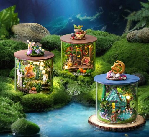 Dream Bottle Series - Fairytale Garden - Mini Dollhouse alle soorten