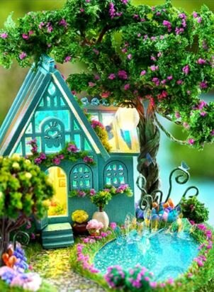 Dream Bottle Series - Fantasy Wonderland - Mini Dollhouse huisje