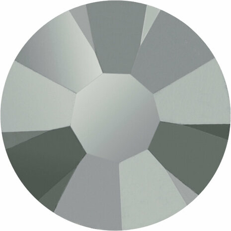 Jet Silver Flare 232 SIF 23980 DF (SS12) - Preciosa non-hotfix plakstenen Chaton Rose Maxima 