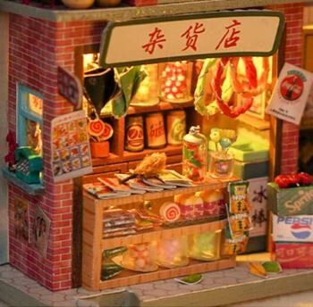 Book Nook - mini 3D wereld - Time Old Alley restaurant
