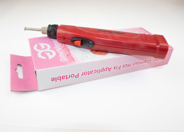 Hotfix Reis Applicator op batterijen op doosje