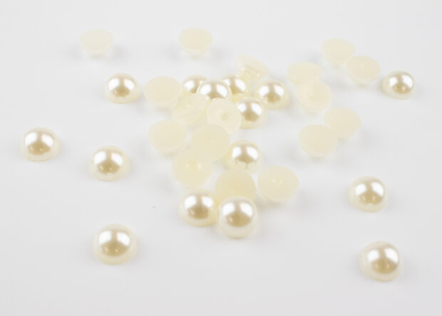 Non-Hotfix Parels Crème 10 mm (SS48) per 20 stuks