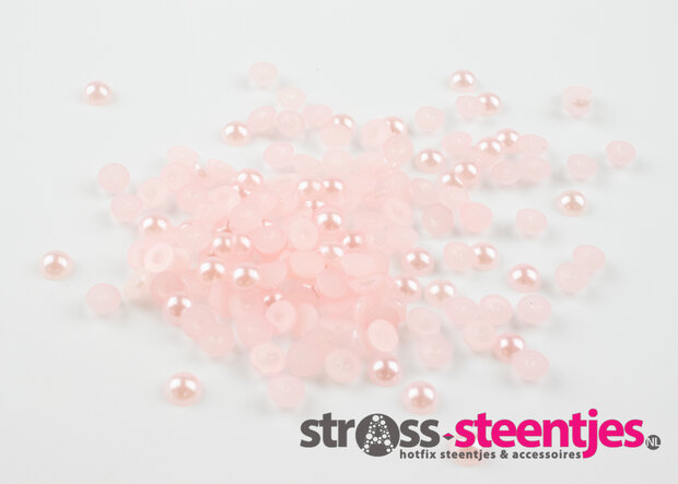 Non-Hotfix Parels Licht Roze 5 mm (SS20) per 10 gram (ca. 280 stuks) met logo