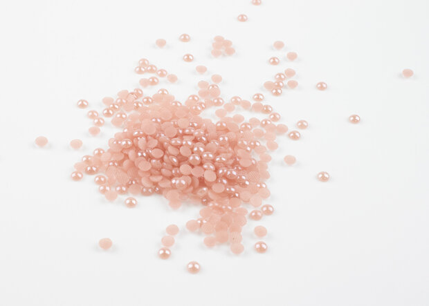 Hotfix Ceramic Parels Kleur Licht Roze 3 mm (SS12)  (ca. 840 stuks)