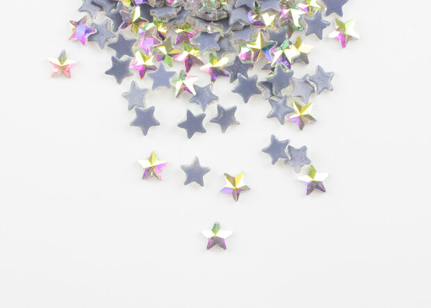 Sterretje 5 mm Crystal AB Hotfix Rhinestones Figuren Superior (1032) 