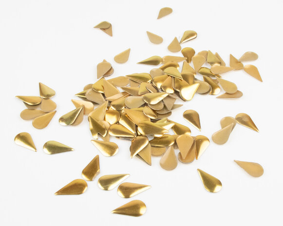 Hotfix Nailheads Kleur Goud druppel (ca. 100 stuks)