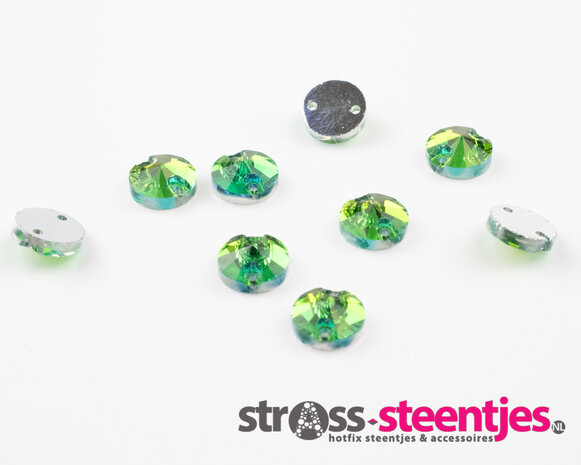 Naaistenen Rivoli Green Yellow (8mm)