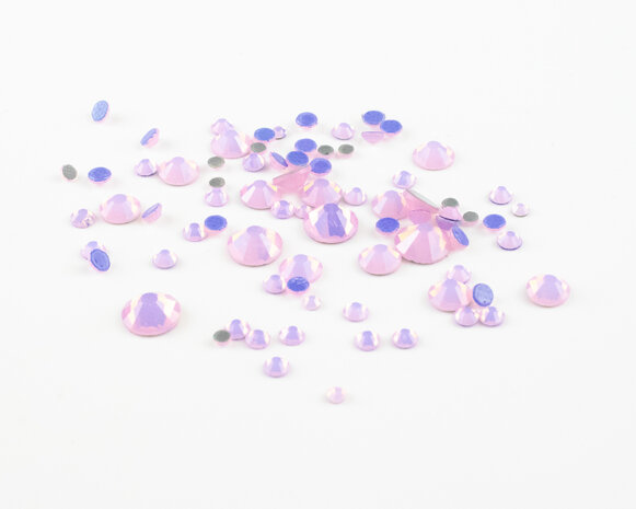 Pink Opal SS 30 Superior Glamour Hotfix steentjes (per 36 stuks)