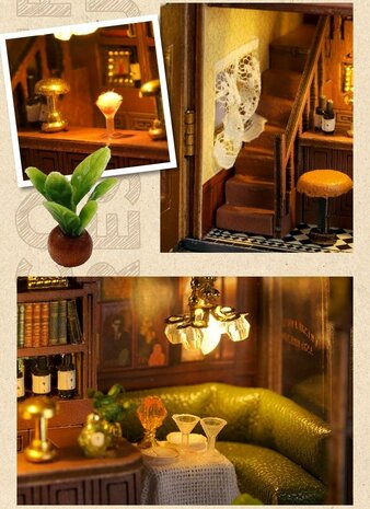 Mini Dollhouse - Corner Restaurant details 2
