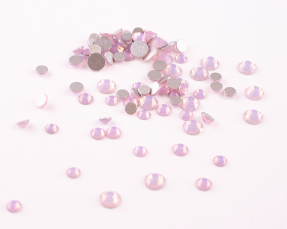 Pink Opal SS 10 Superior Glamour non-hotfix plakstenen (per 144 stuks)