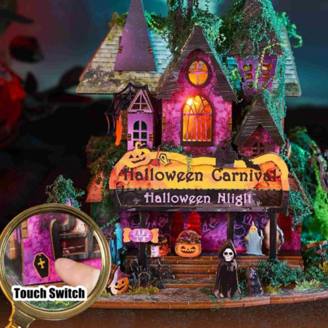 Mini Dollhouse - Halloween Night detail knopje