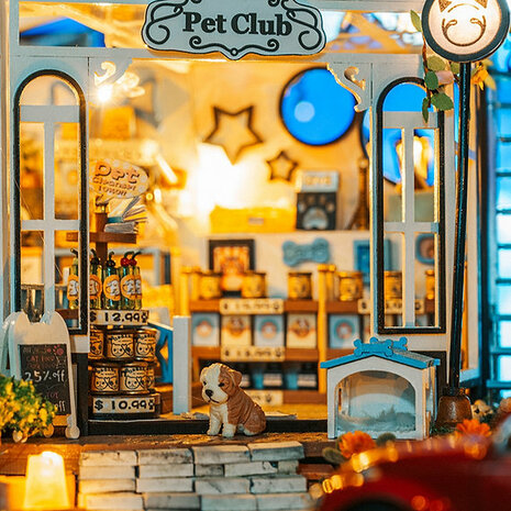 Mini Dollhouse - Shop - Pet Club interieur