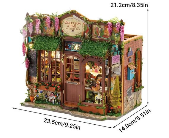 Mini Dollhouse - Shop - Fairy Tale Wonderhouse afmetingen