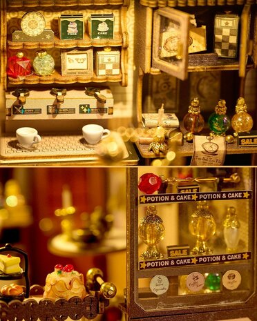 Mini Dollhouse - Shop - Magic Coffee Shop Star Punch detailfoto 3 interieur