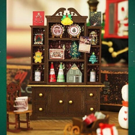 Mini Dollhouse - Shop - Christmas Wonderland kast