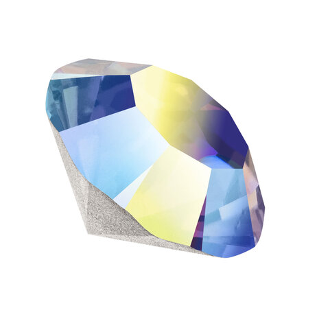 Crystal AB SS10 Preciosa Pointed Back Rhinestones zijaanzicht