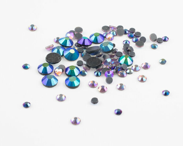 Amethyst AB SS 10 Premium DMC kwaliteit Hotfix steentjes