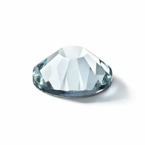 Silver Aquamarine HF 60001 (SS10) - Preciosa hotfix steentjes Chaton Rose Maxima 3