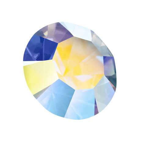 Crystal AB SS29 Preciosa Pointed Back Rhinestones zijaanzicht 2