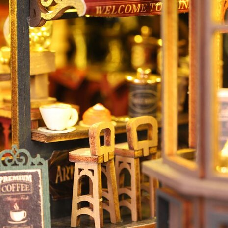 Mini Dollhouse - Shop - Letter Coffee
